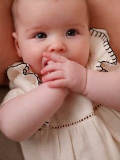 Baby-Baby Kleid aus Musselin