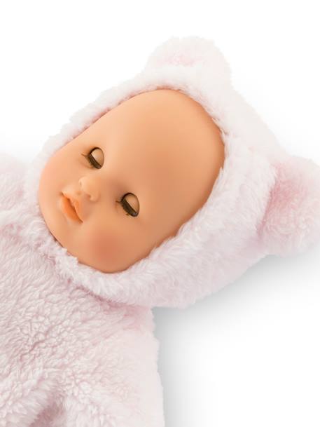 Poupon bébé câlin ourson d'amour - COROLLE rose 