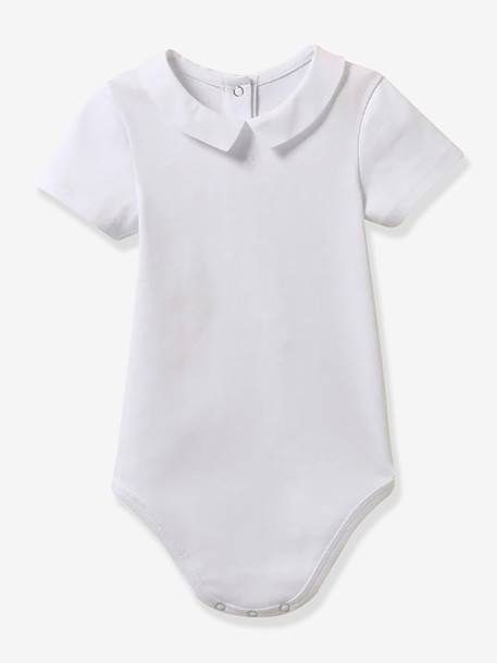 Body col ottoman bébé - coton bio CYRILLUS blanc 