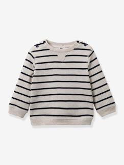Baby-Pullover, Strickjacke, Sweatshirt-Baby Sweatshirt CYRILLUS, Bio-Baumwolle