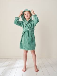 Bettwäsche & Dekoration-Kinder Bademantel mit Recycling-Baumwolle, personalisierbar