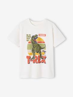 Junge-T-Shirt, Poloshirt, Unterziehpulli-Jungen T-Shirt mit Dino