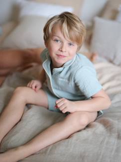 Junge-Pyjama, Overall-Kurzer Jungen Schlafanzug, personalisierbar