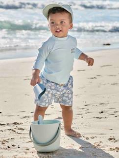 Bébé-Maillot de bain, accessoires de plage-T-shirt de bain anti-UV garçon petit matelot