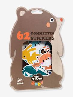 Jouet-Activités artistiques-62 gommettes animaux -