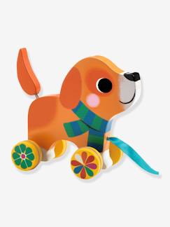 Spielzeug-Erstes Spielzeug-Erstes Lernspielzeug-Baby Nachziehhund Lou DJECO