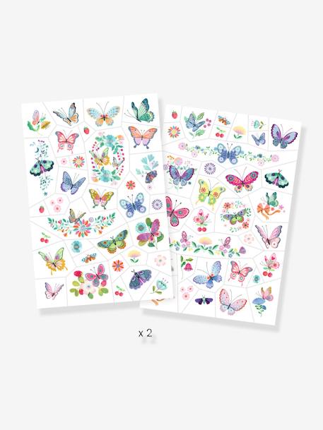 Tatouages papillons de rêve - DJECO multicolore 