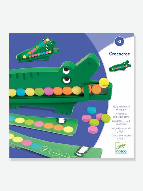 Kinder Lernspiel Crococroc DJECO mehrfarbig 