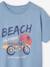 Tee-shirt motif 'surf and ride' garçon bleu ciel 