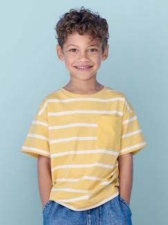 Garçon-T-shirt, polo, sous-pull-Tee-shirt rayé garçon personnalisable