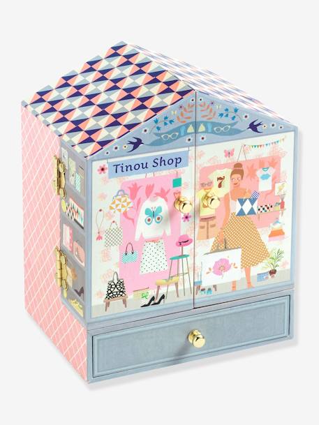Kinder Spieldose Tinou Shop DJECO mehrfarbig 