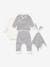 Baby-Set: Streifen-Outfit für Neugeborene & Stoffhase PETIT BATEAU marine 