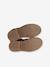 Boots enfant fille cuir zippées lot beige+noir+taupe 
