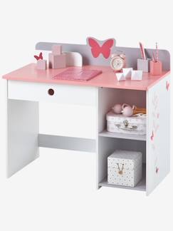 Zimmer und Aufbewahrung-Zimmer-Schreibtisch, Tisch-Schreibtisch 2-5 Jahre-Schreibtisch für Vorschulkinder "Schmetterlinge"