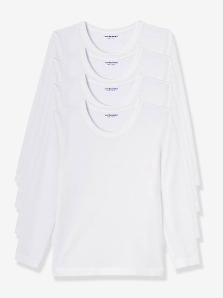 Lot de 4 T-shirts garçon Blanc 