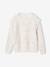 Pull maille moulinée fille vanille 