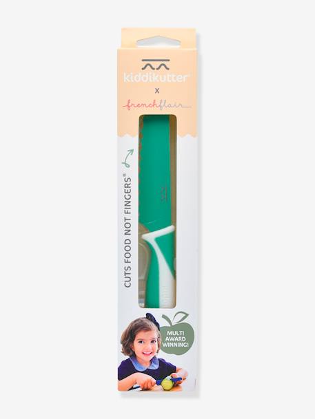 Couteau enfant écru+orange+rose+vert d'eau+violet 