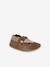 Chaussons élastiqués en cuir souple Rennes bébé marron 