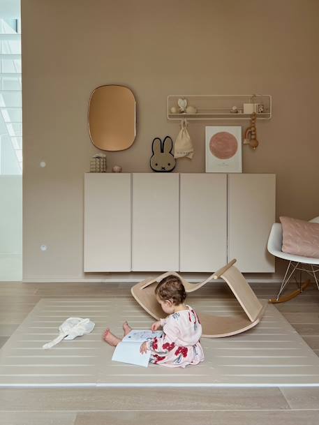 Kinder Puzzle-Spielteppich Lucio EEVEVE braun 