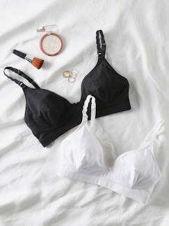 Lot de 2 soutiens-gorge bretelles tressées grossesse et allaitement Vêtements de grossesse-Lingerie-Lot de 2 soutiens-gorge bretelles tressées grossesse et allaitement