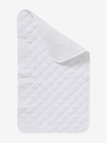 2-in-1 Baby Ausfahrsack/Wickelunterlage, Musselin beige bedruckt+cappuccino+GRÜN+terrakotta+wollweiß 