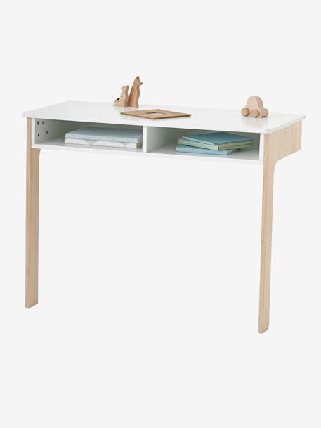 Schreibtisch für Kombibett 'Polybed' WEISS/NATUR 