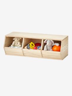 Chambre et rangement-Rangement-Coffre, rangement jouet-Meuble 3 bacs Toys