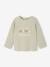 T-shirt bébé parrain. / marraine pressionné dos vert de gris 