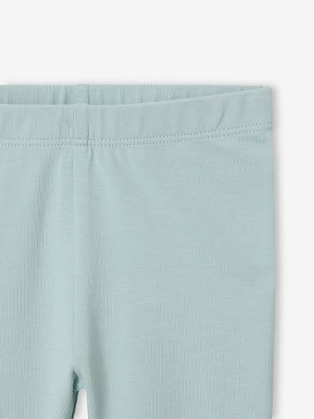 3er-Pack einfarbige Baby Leggings Basics Oeko-Tex altrosa+graublau 