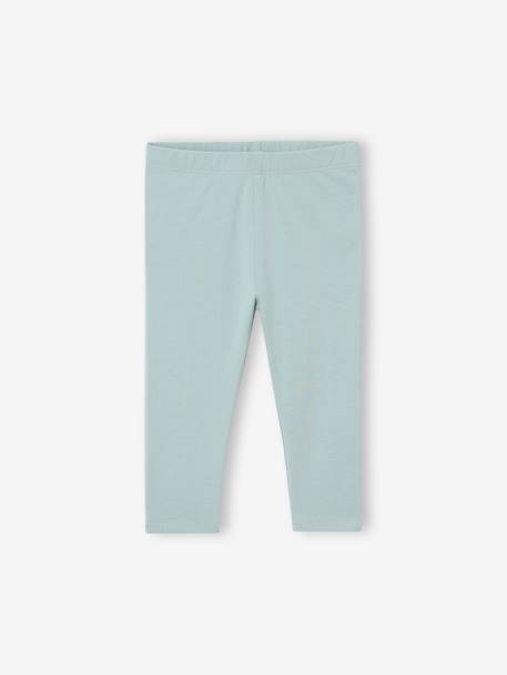 3er-Pack einfarbige Baby Leggings Basics Oeko-Tex altrosa+graublau 
