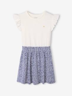 Fille-Robe fille effet 2 en 1 