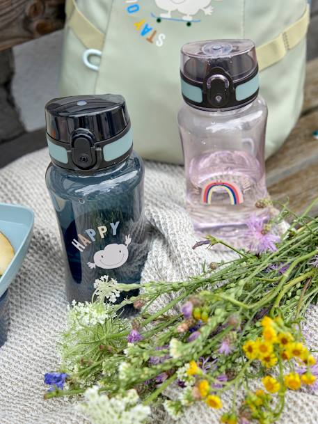Kinder Tritan-Trinkflasche LÄSSIG, 420 ml blau+blush 
