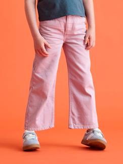 Fille-Pantalon fille large couleur 