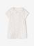 Combinaison fleurie naissance personnalisable blanc imprimé+écru 
