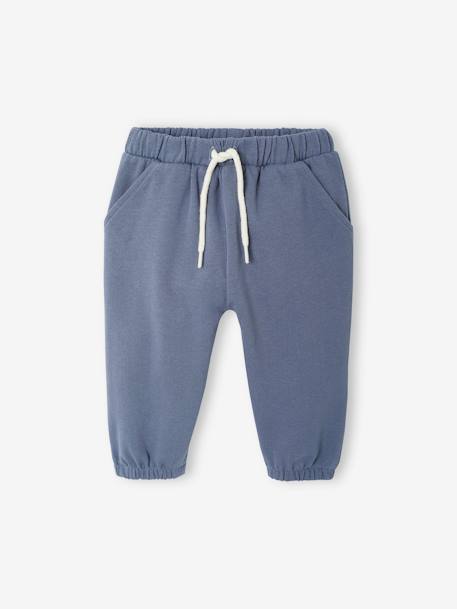 Ensemble sport sweat à capuche zippé + jogging bébé indigo 