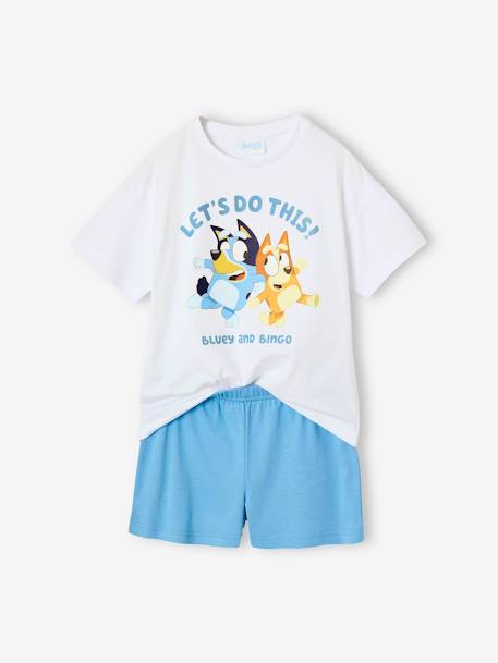 Kinder Sommer-Schlafanzug Der Welpe Bluey blau 