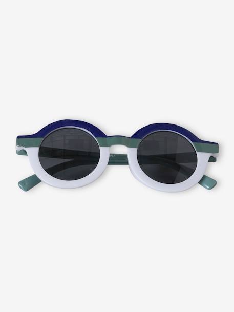 Lunettes de soleil rondes enfant gris 