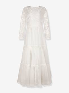 Mädchen-Kleid-Festliches Mädchen Spitzenkleid Happy Girls mit Stufenvolants
