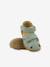 Sandales bébé Pika Scratch camel+vert d'eau 
