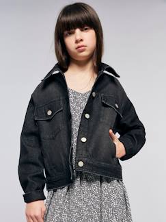 Veste en jean oversize fille