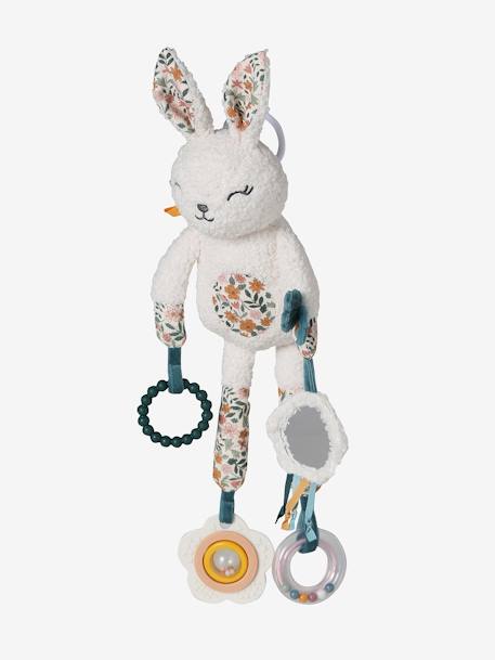 Weiche Baby Activity-Giraffe RETRO FLOWER gelb 