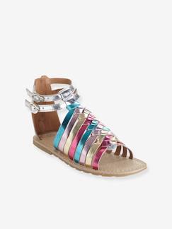 Schuhe-Mädchenschuhe 23-38-Sandalen-Römer-Sandalen für Mädchen, Leder
