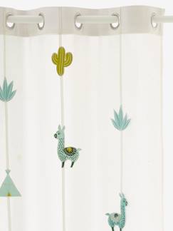 Home-Linge de maison et décoration-Décoration-Rideau, ciel de lit-Rideau guirlande à œillets tamisant Cactus
