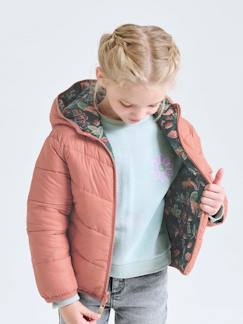 Fille-Manteau, veste-Doudoune fille légère réversible 