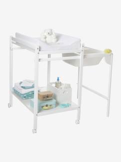 Babys gehen in die Kita-Zimmer und Aufbewahrung-Zimmer-Wickeltisch mit Badewanne "MagicTub"