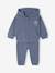 Ensemble sport sweat à capuche zippé + jogging bébé indigo 