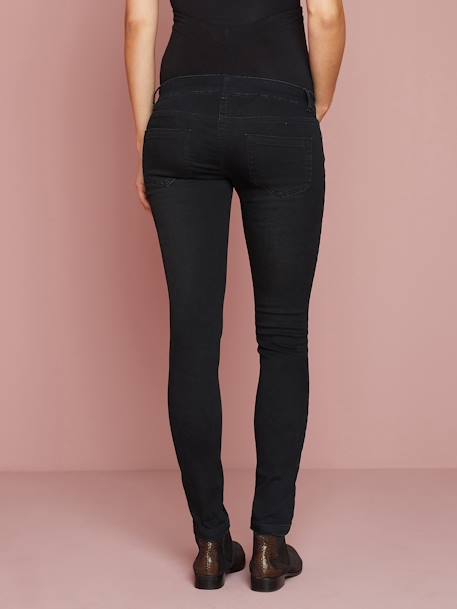 Umstands Slim-Fit-Jeans, Schrittl. 85 cm black+dark blue+grau 