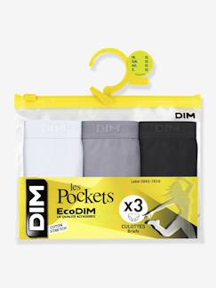Fille-Sous-vêtement-Culotte-Lot de 3 culottes fille Les Pockets Ecodim