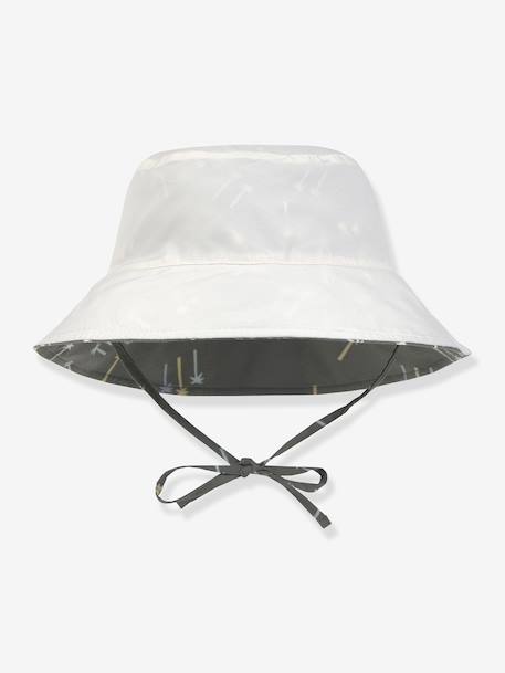 Chapeau anti-UV réversible enfant olive 