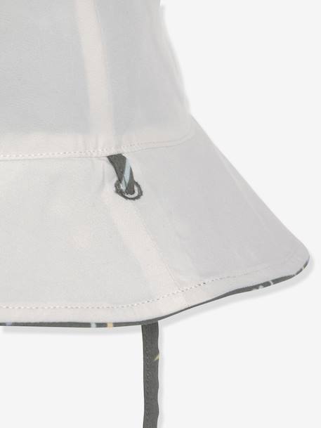 Chapeau anti-UV réversible enfant olive 